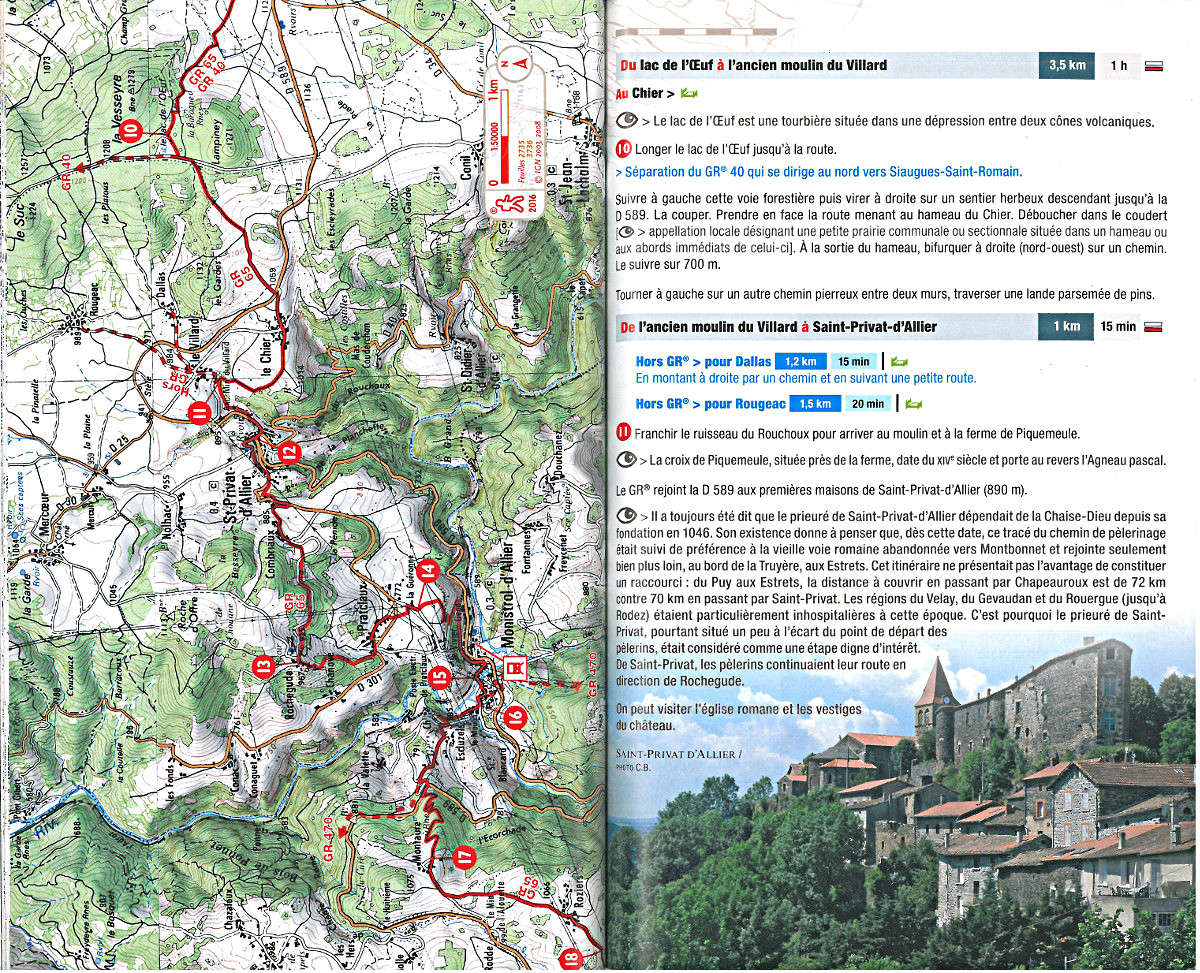 Chemin de Saint-Jacques-de-Compostelle - GR®65 - Tourisme en Aubrac
